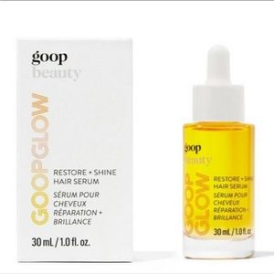 Goop beauty Hair oil and exfoliating cleanser